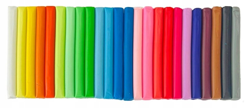 Pachnąca plastelina 24 kolory Kidea