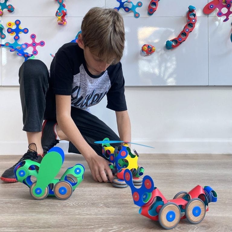 Elastyczne klocki magnetyczne Wheel Creator 72 el. CLIXIO