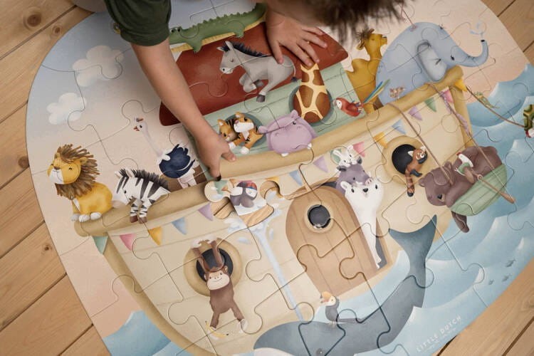 Arka Noego puzzle XXL Little Dutch