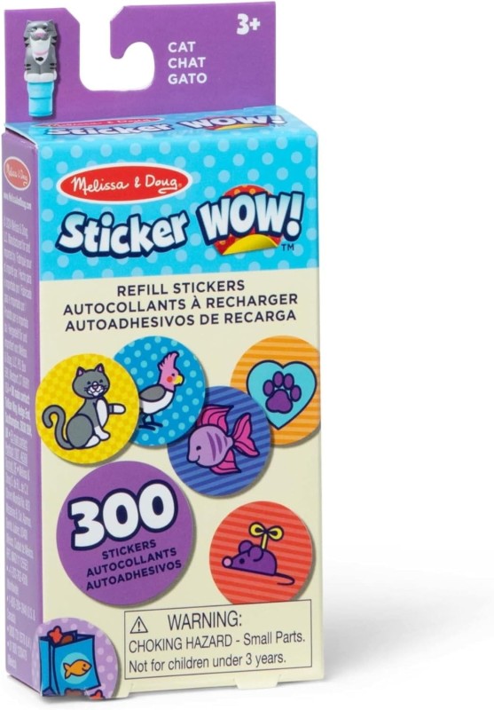 Naklejki uzupełniające Sticker WOW Kot 300 szt. Melissa & Doug