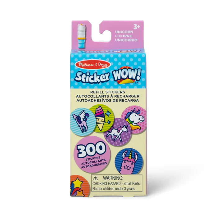 Naklejki uzupełniające Sticker WOW Jednorożec 300 szt. Melissa & Doug