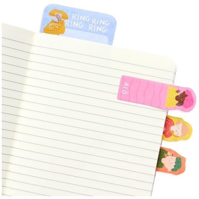 Zakładki notesiki samoprzylepne 6 szt. Zadzwoń - Ooly