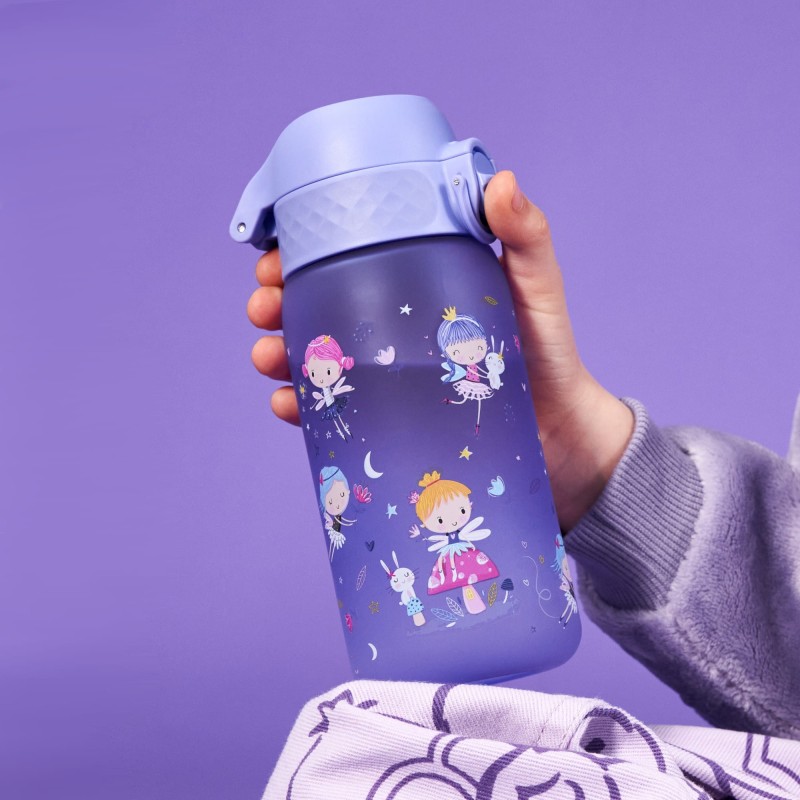 ION8 Bidon dziecięcy Wróżki fioletowy 400 ml