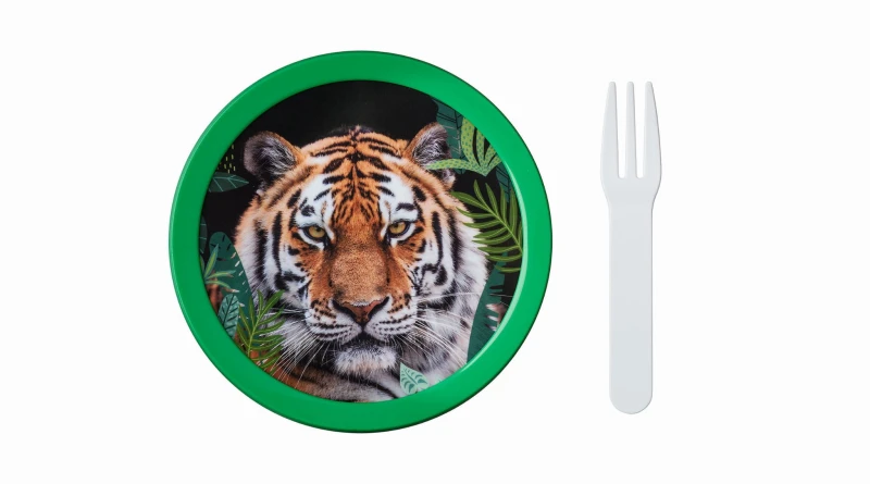 Pojemnik na przekąski z widelczykiem 300 ml tygrys Campus Mepal