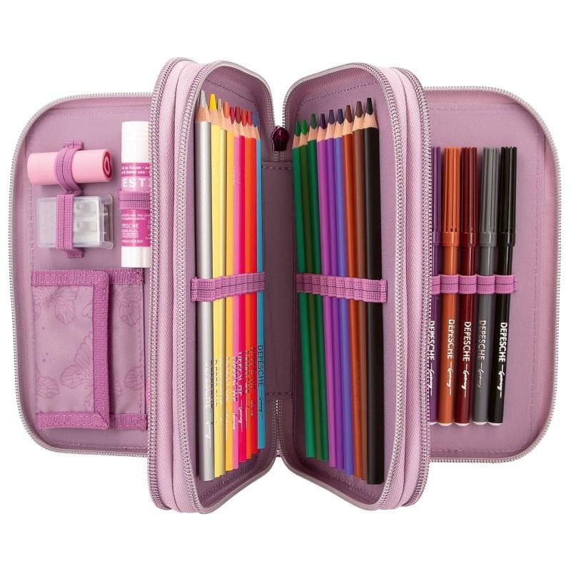 Potrójny piórnik z wyposażeniem Wróżka - TOPModel