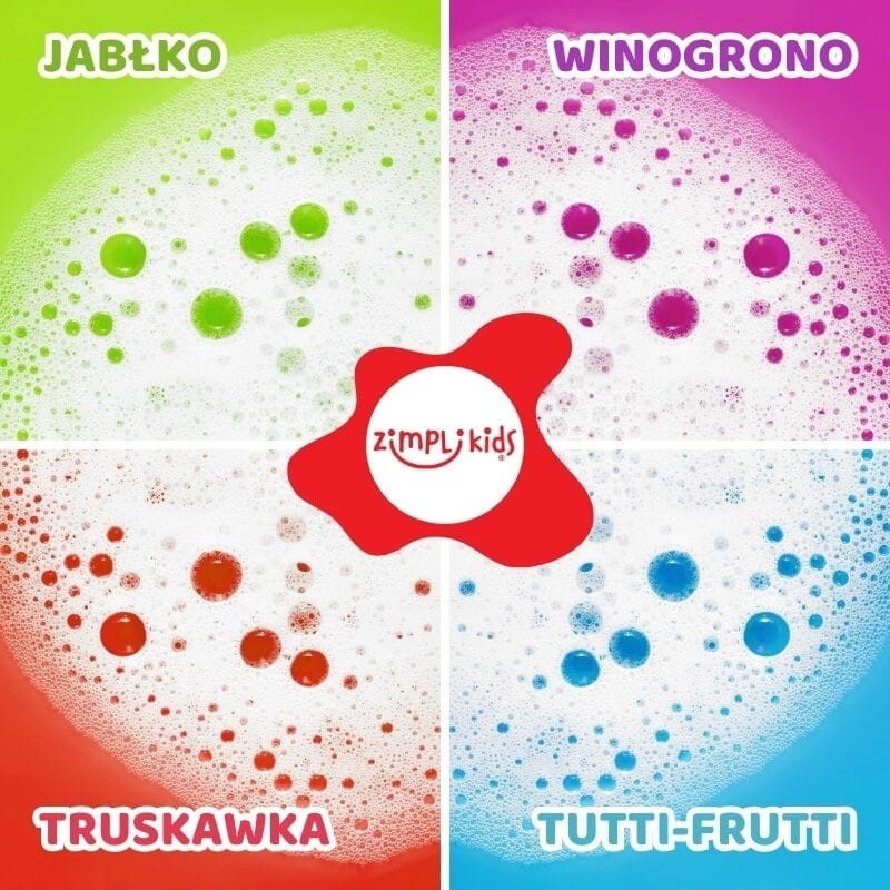 Musujące gwiazdki do kąpieli zmieniające kolor Zimpli Kids