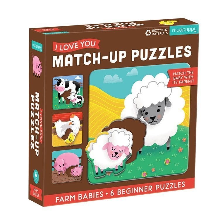 Pierwsze puzzle Rodzice i dzieci - Mudpuppy
