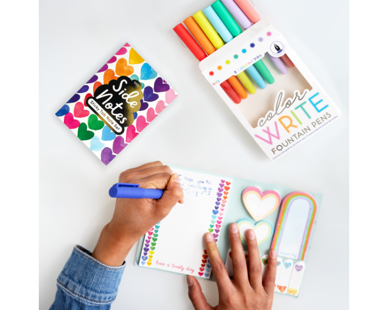 Karteczki samoprzylepne Serca notesik Note Pad Ooly