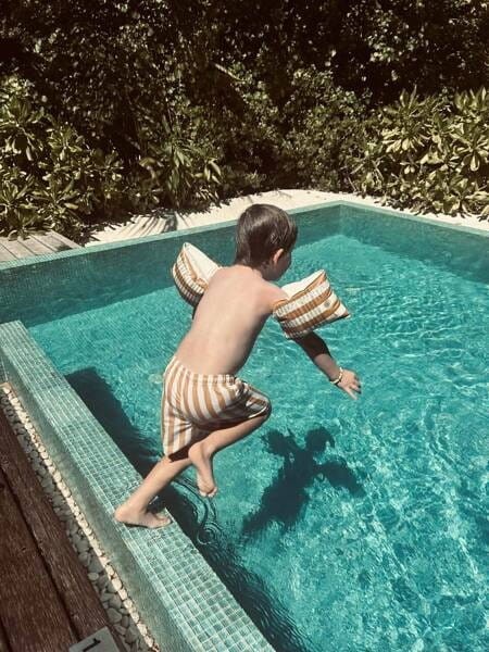 Rękawki do pływania 2-6 lat żółte paski Swim Essentials