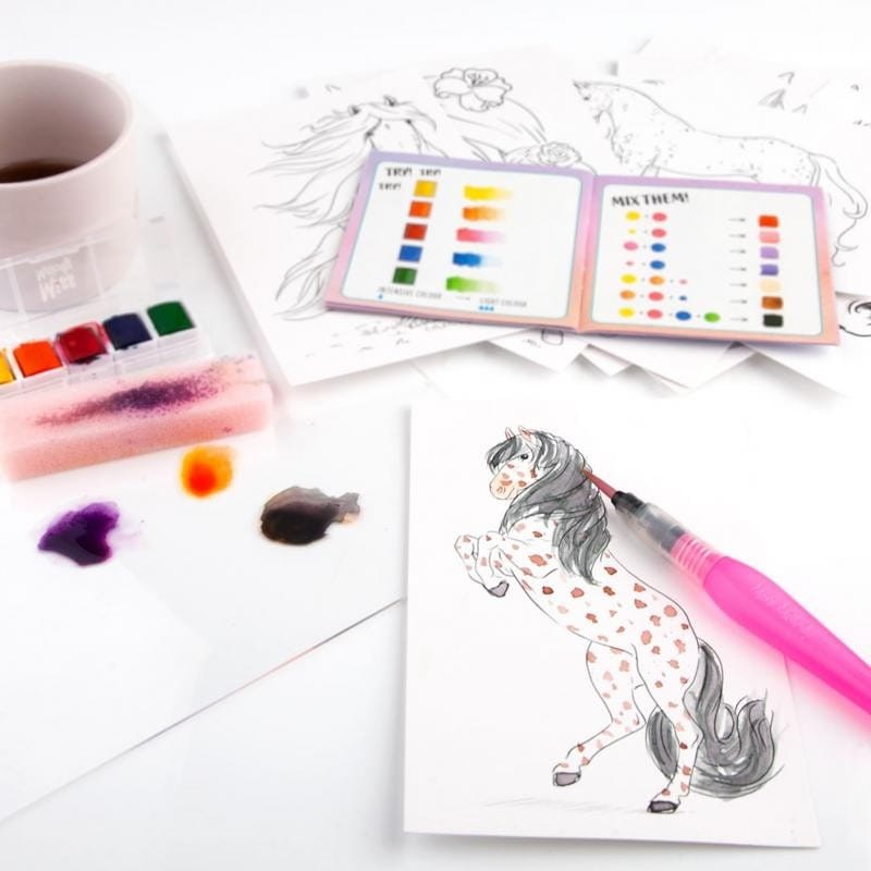 Malowanie akwarelami Konie Watercolour Set - Miss Melody
