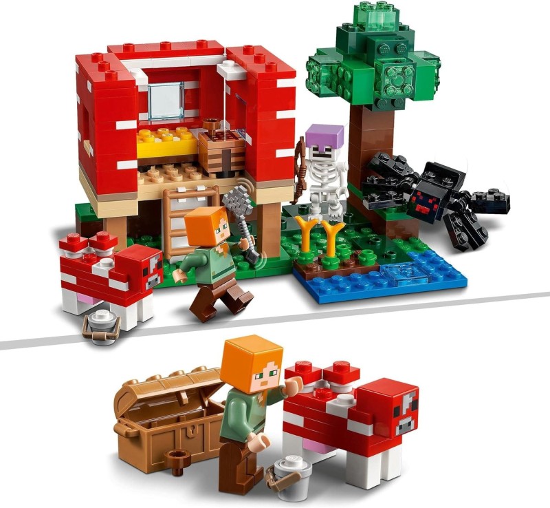 Lego Minecraft Dom w grzybie 21179