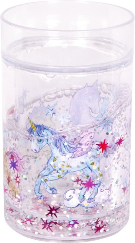 Kubek z płynnym brokatem Jednorożce Spiegelburg