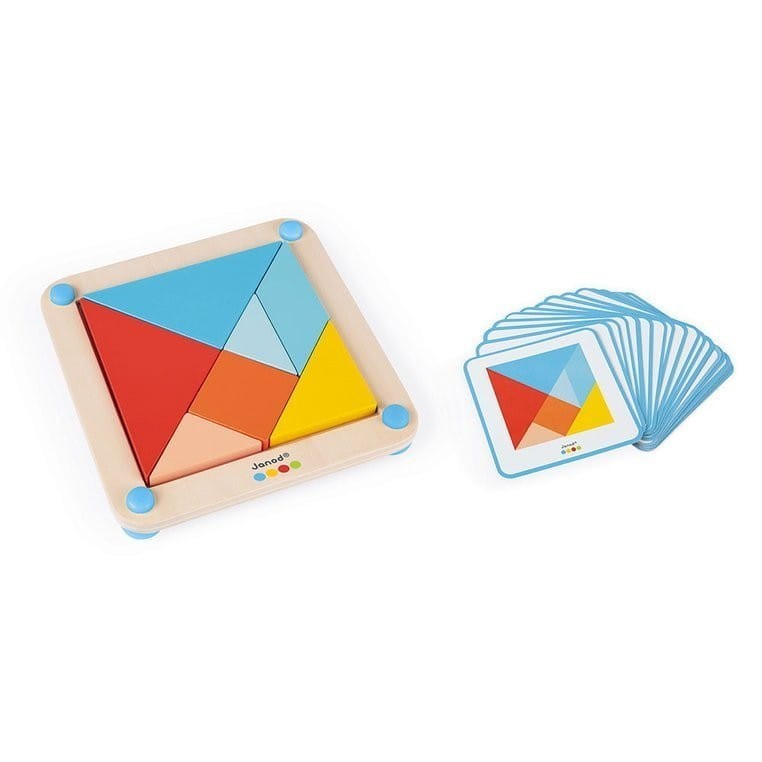 Tangram Układanka drewniana - Janod