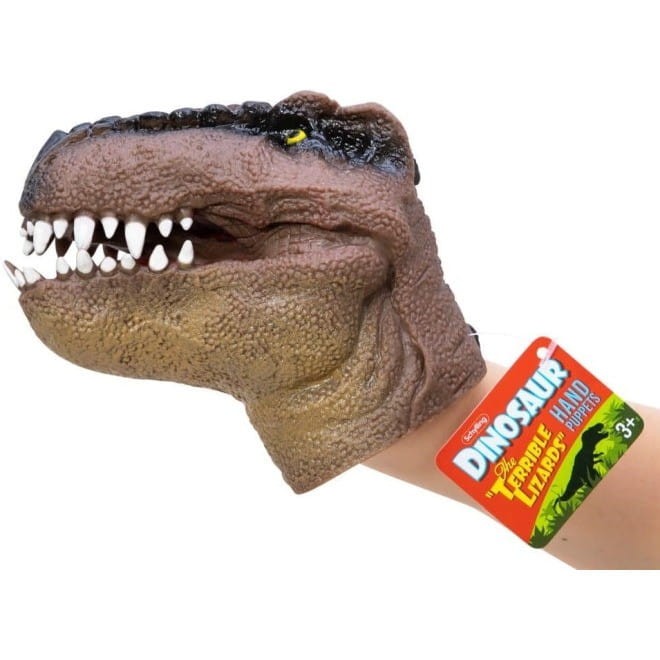 Dinozaur gumowa pacynka na rękę Tyranozaur Schylling