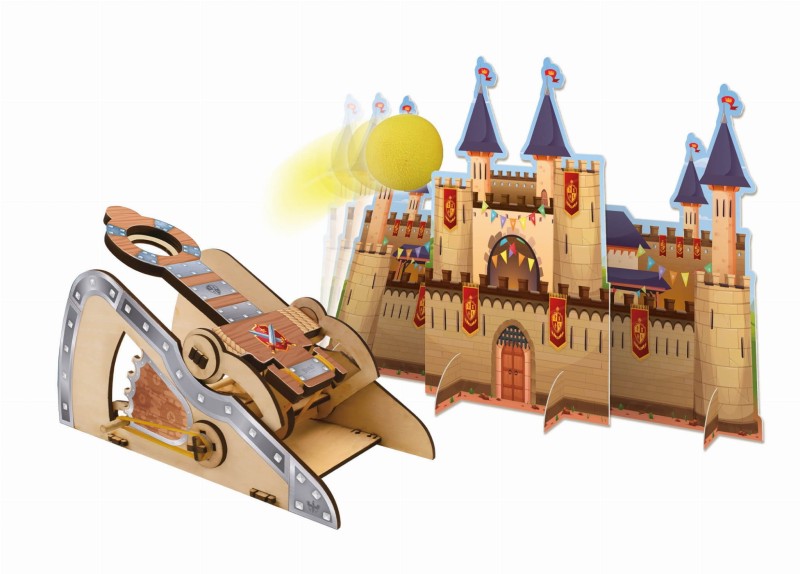 Katapulta średniowieczna zestaw elementów DiY Buki