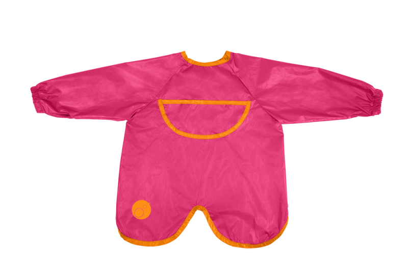 B.box - śliniak wodoodporny fartuszek z rękawami Smock Bib róż