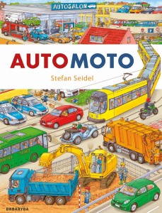 AUTO MOTO duża książka obrazkowa z realistycznymi rysunkami - Stefan Seidel