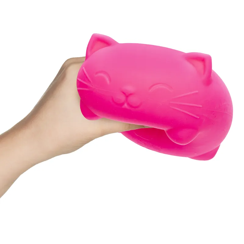 Gigantyczny gniotek Kotek różowy Cool Cats Super Needoh Schylling