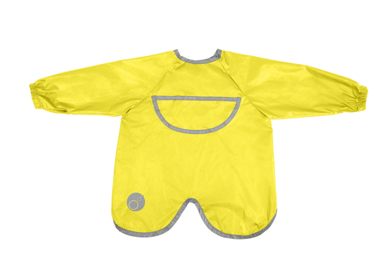 B.box - śliniak wodoodporny fartuszek z rękawami Smock Bib żółty