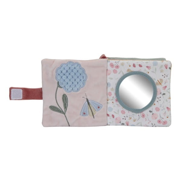 Miękka książeczka z zawieszką Flowers & Butterflies - Little Dutch