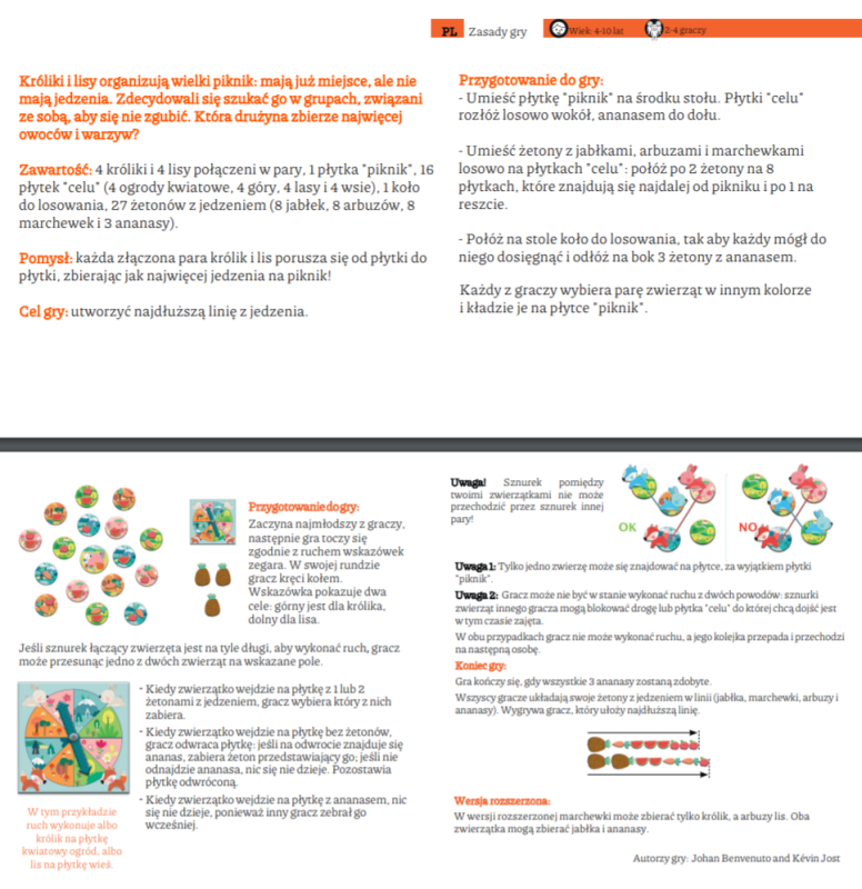 Gra Planszowa dla Dzieci PicNic - Djeco