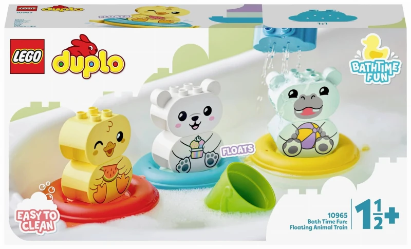 Zabawa w kąpieli: pływający pociąg ze zwierzątkami 10965 Lego Duplo