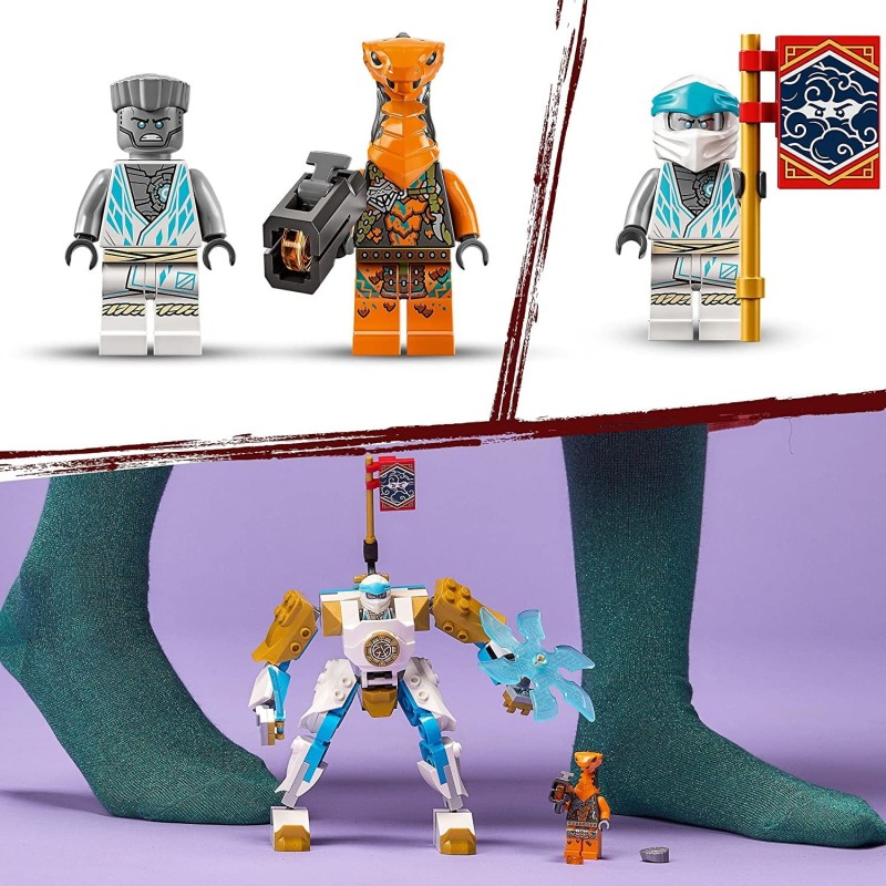 Klocki Lego NINJAGO 71761 Energetyczny mech Zane’a EVO