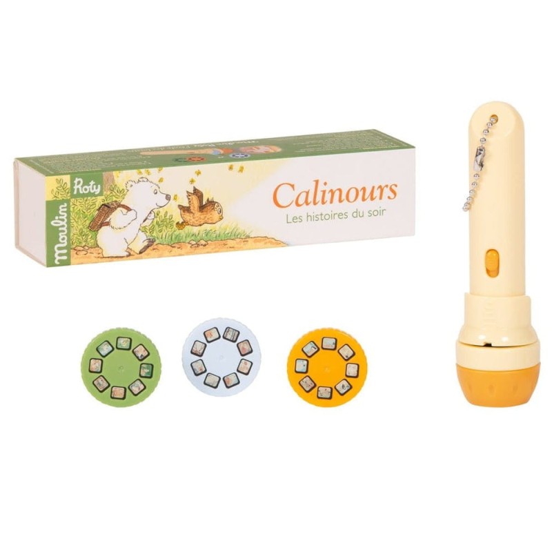 Projektor Latarka Przygody Misia Calinours - Moulin Roty