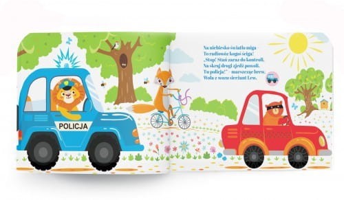 Co słychać na drodze? Maszyny i pojazdy. Książka z elementami dźwiękowymi