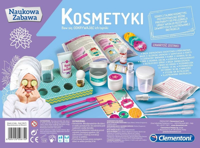 Kosmetyki. Naukowa Zabawa - Clementoni