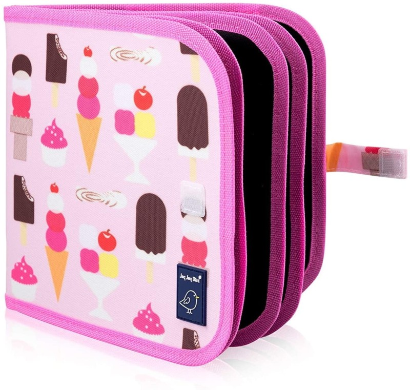 Zmazywalna książeczka z kredą Doodle It Book Ice Cream - Jaq Jaq Bird