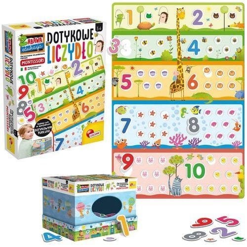 Montessori Zabawa i edukacja. Dotykowe liczydło