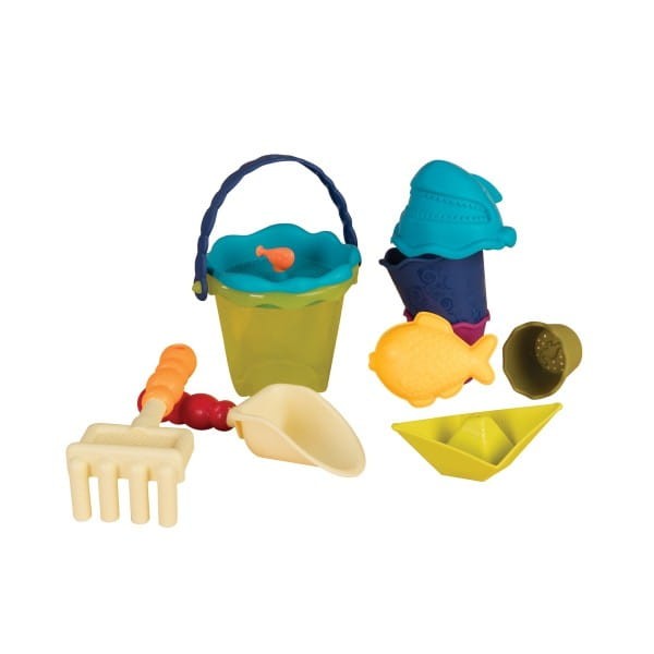 Przyczepka do Piasku Wagonik z akcesoriami Wavy-Wagon - B.toys