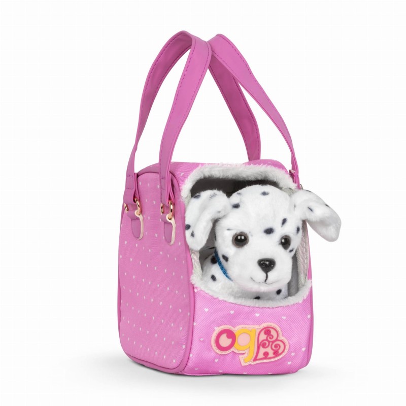 Piesek Dalmatyńczyk w Torbie Podróżnej Hop In Dog Carrier - Our Generation