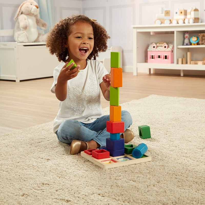 Sorter Kształtów i Drewniane Klocki - Melissa & Doug