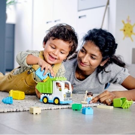 Zestaw Klocków Lego Duplo 10945 Śmieciarka i recykling