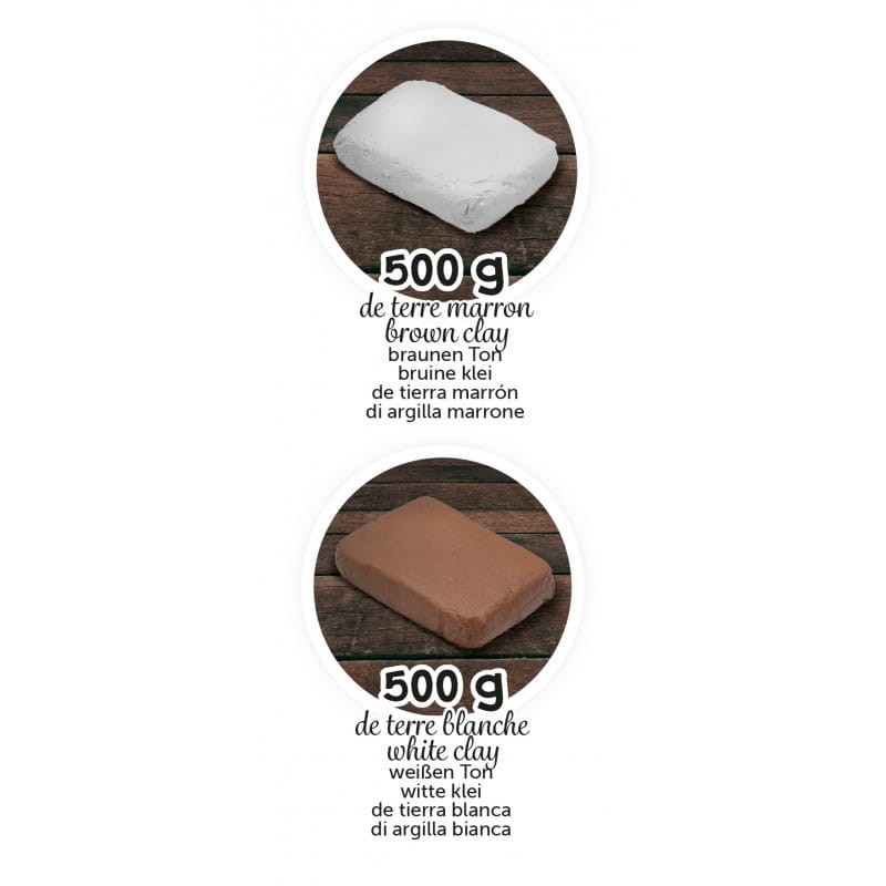 Glina Ceramiczna 1 kg Professional Studio Pottery Refill - Buki