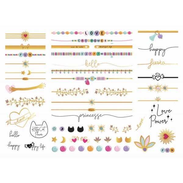 Zmywalne Tatuaże dla Dzieci Biżuteria - Auzou