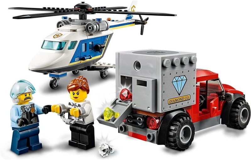 Klocki LEGO Pościg helikopterem policyjnym 60243