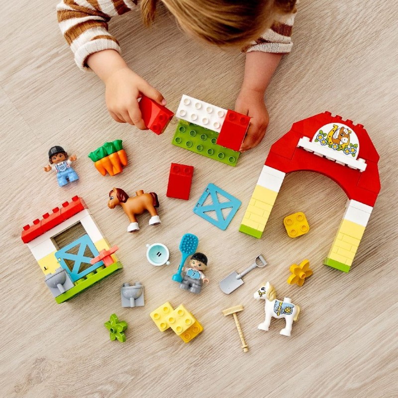 Zestaw Klocków Lego Duplo Stadnina i kucyki 10951