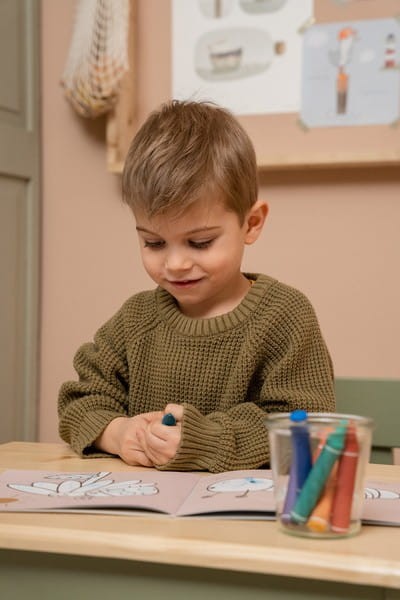 Kredki Woskowe Grube Okrągłe dla Maluchów – Little Dutch