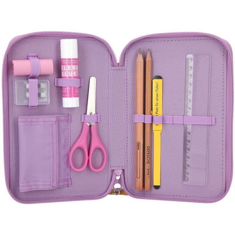 Potrójny Piórnik z Wyposażeniem - TopModel