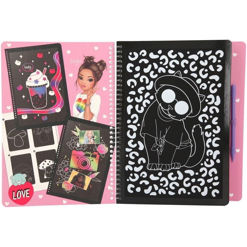 Zdrapywanki z Rysikiem Magic Scratch 20 str. - Top Model