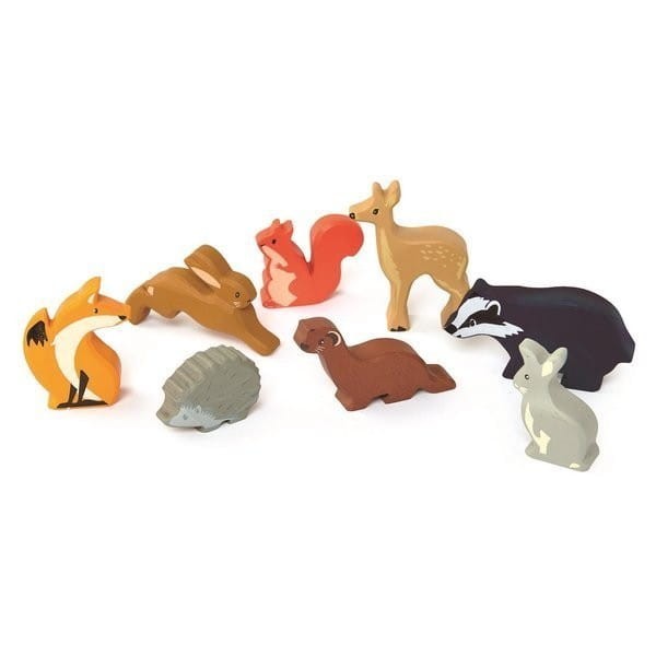 Drewniane Figurki Zwierzęta Leśne - Tender Leaf Toys