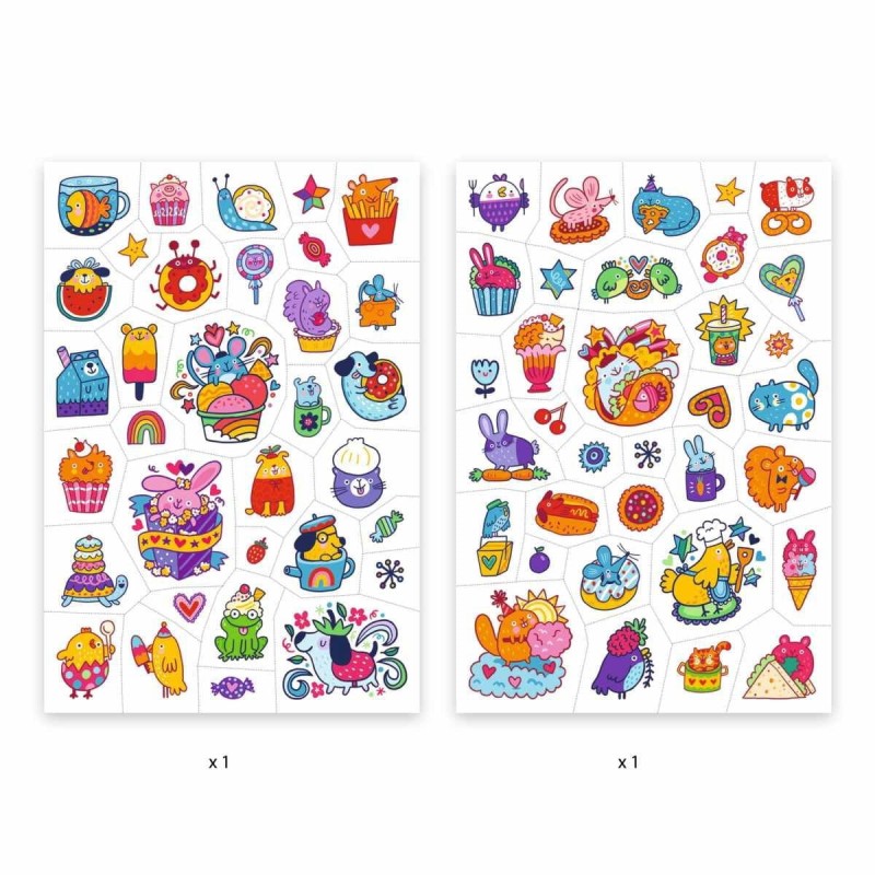 Tatuaże dla Dzieci Sweet Mimi 50 wzorów - Djeco