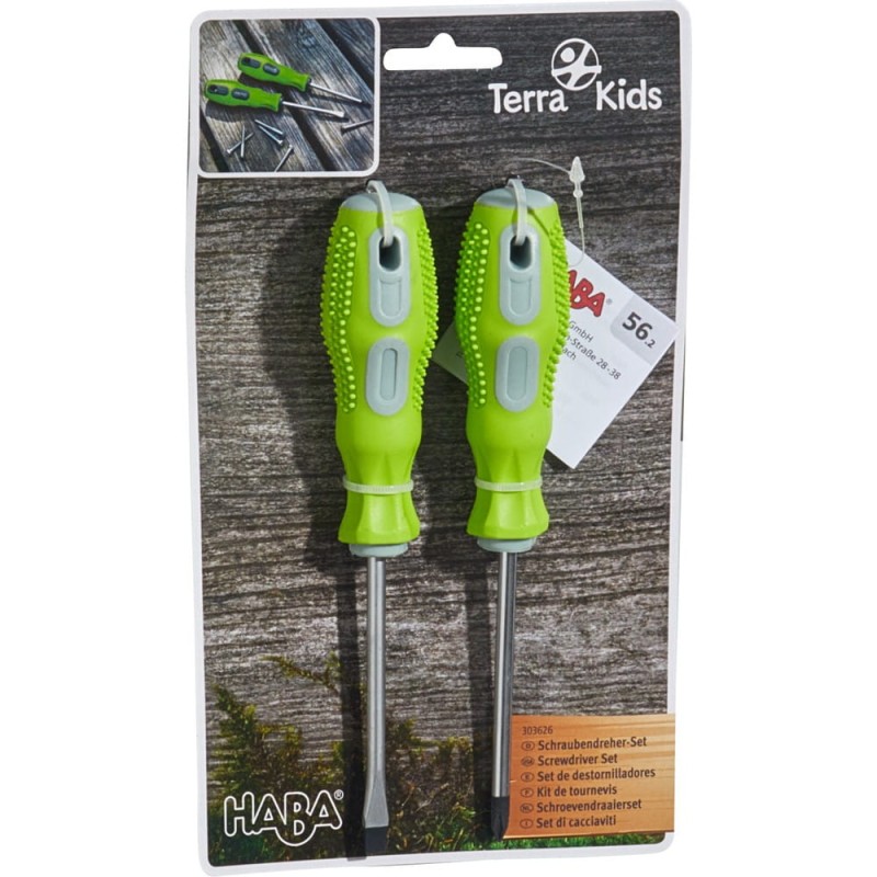 Śrubokręty dla Dzieci Terra Kids Screwdriver Set - Haba