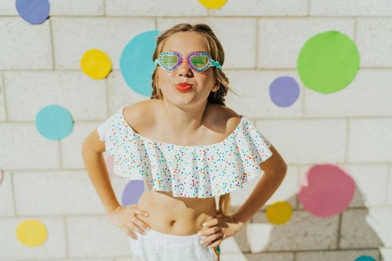 Okularki do pływania w Kształcie Serca - Bling2o