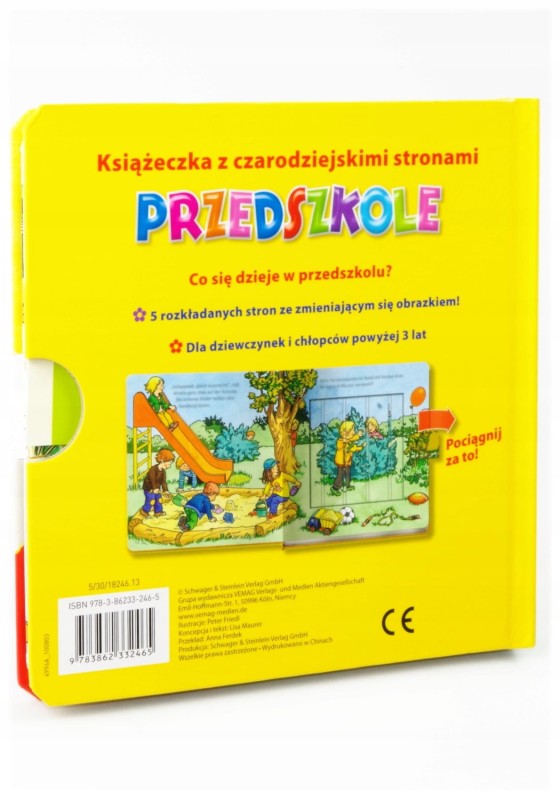 Książka z czarodziejskimi stronami PRZEDSZKOLE - Mauer Lisa