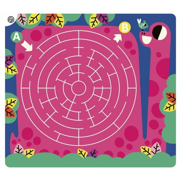 20 gier podróżnych dla dzieci Dinozaury  - Auzou