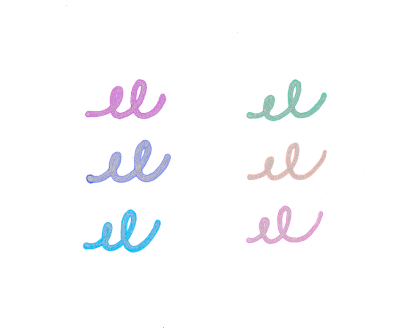 Metaliczne Pisaki Flamastry Silver Linings 6 szt. - Ooly